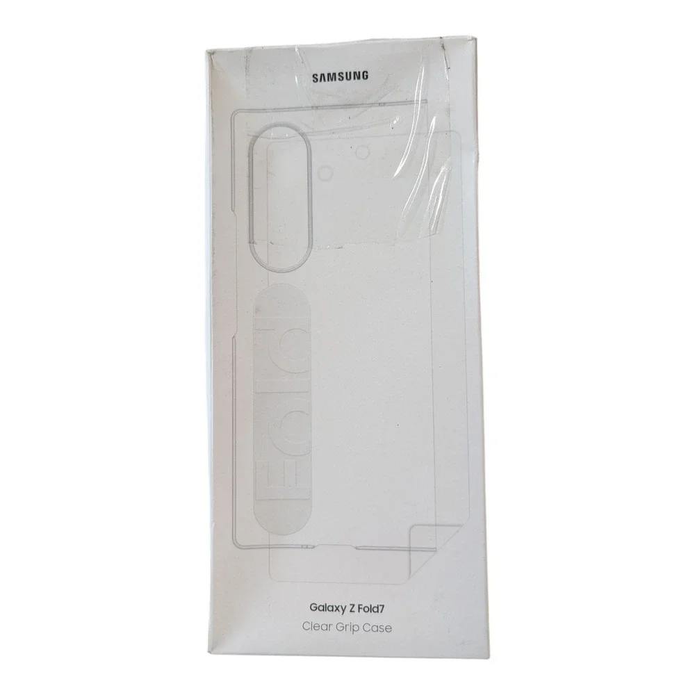 R8-Poly Samsung Clear Grip Case and Film‎ for Galaxy Z Fold7 - Clear Case Only